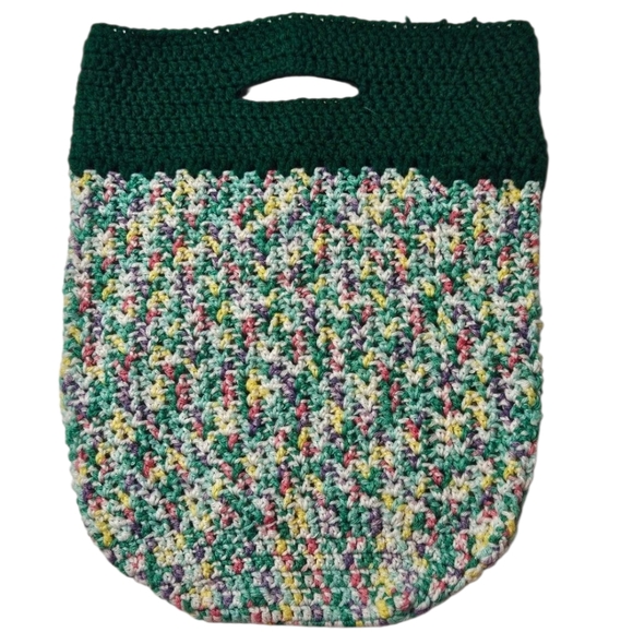 Handmade Handbags - Handmade Multicolor Crochet Tote Bag